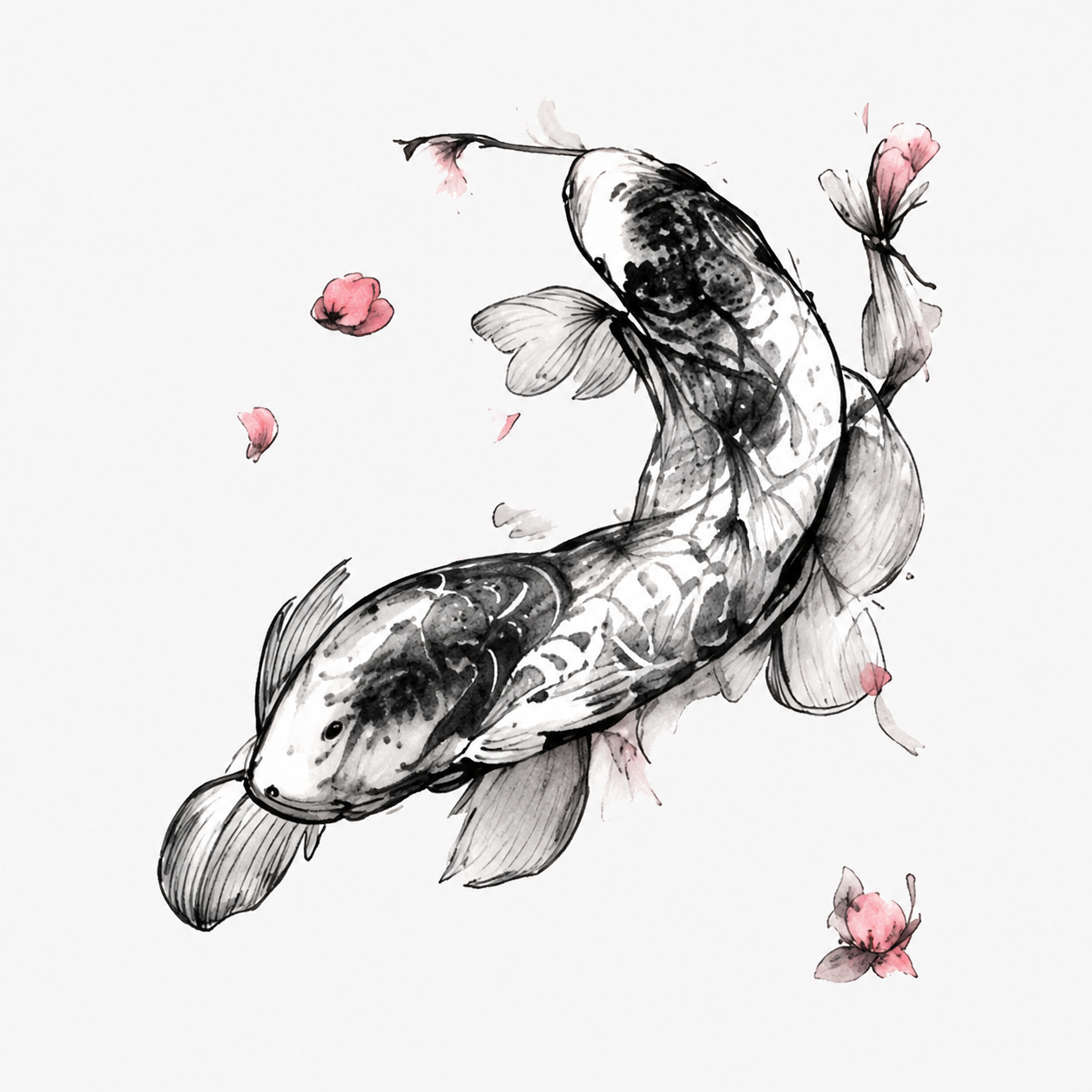 Sakura Eclipse   桜鯉